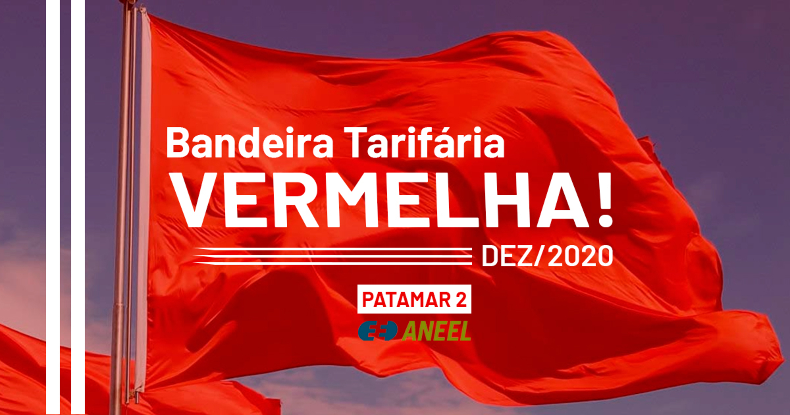 Bandeiras tarifárias vermelha